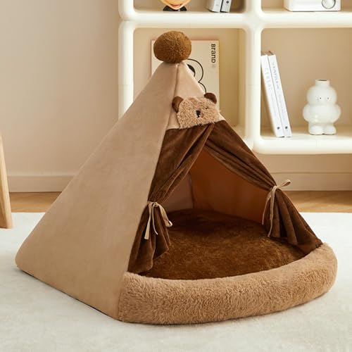 ShakubTipi Zelt für Haustiere,Katzen und Hunde Haustierzelte,Katzenzelt Hundezelt Abnehmbar und Waschbar,Hunde Tipi Katzentipi,Katzenhaus Indoor,Hundehaus für drinnen,50x48x53.5cm ShakubTipi Zelt für Haustiere,Katzen und Hunde Haustierzelte,Katzenzelt Hundezelt Abnehmbar und Waschbar,Hunde Tipi Katzentipi,Katzenhaus Indoor,Hundehaus für drinnen,50x48x53.5cm von Shakub