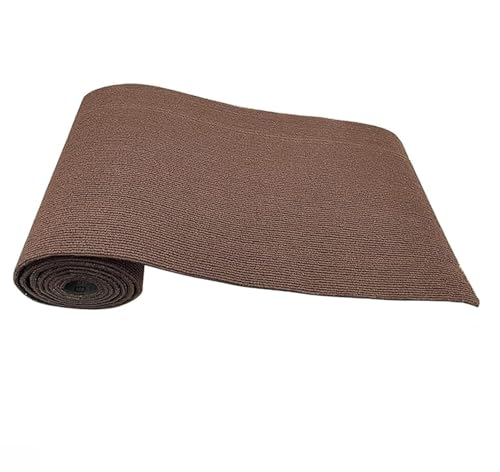 DIY Klettern Katzenkratzer Trimmbar Selbstklebende Teppich Katzenmatte/Rutschfeste Boden Kratzmatte/Klettern Katzenkratzer Sofaschutz (S,Braun) von ShanGaiLi