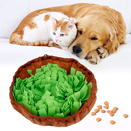 Nose Sniff Souptoys Weiche Hundegeruchsmatte, Hundegeruchsmatte, Bissresistenter Faltbarer Hund für Katze(Green) von Cerlingwee