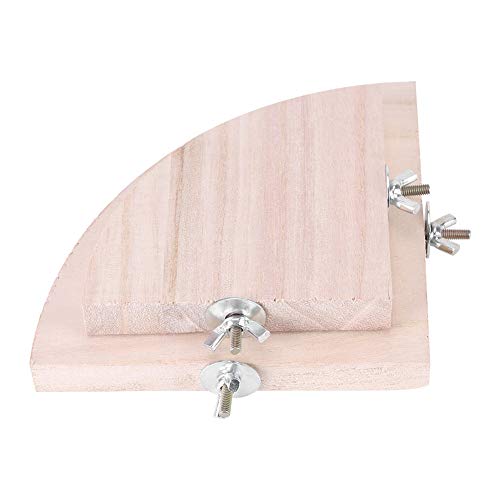 2Pcs Vogel Sitzstangen Holzständer Plattform Spielzeug für Pet Hamster Papageien von Shanrya