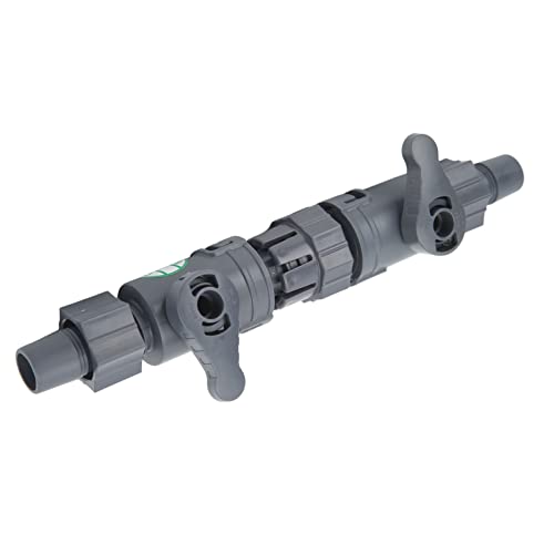 Aquarium Schlauch Rohr Wasserhahn Stabile Befestigung Doppel Ventil Verdickt Aquarium Wasser Control Anschluss Verhindern Filter Platzen (1/2 Zoll) von Shanrya