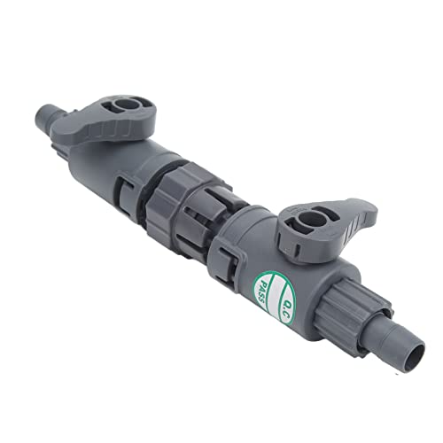 Aquarium Schlauch Rohr Wasserhahn Stabile Befestigung Doppel Ventil Verdickt Aquarium Wasser Control Anschluss Verhindern Filter Platzen (3/8 Zoll) von Shanrya