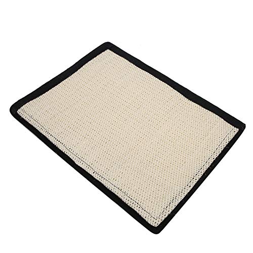 CHENGGONG Sofa Scratcher Mat Sofa Sisal Scratcher Pad, Tischbein-Kratzbrett, Möbelschutz für Katzen White CHENGGONG Sofa Scratcher Mat Sofa Sisal Scratcher Pad, Tischbein-Kratzbrett, Möbelschutz für Katzen White von Shanrya