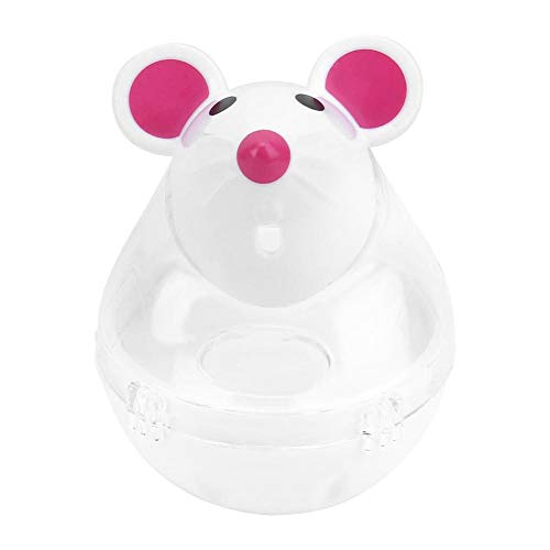 Cat Feeder Haustier Hund Leckage Feeder Slow Food Dispenser Mäuse Ball Spielzeug(Weiß) von Shanrya