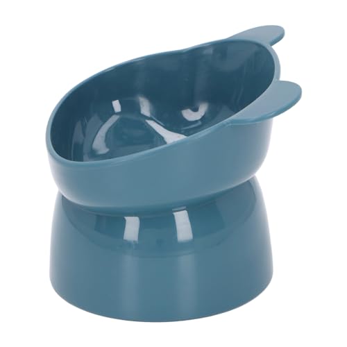 Erhöhter Futternapf für Haustiere, Großes Fassungsvermögen, Auslaufsicher, Wirbelsäulenschutz, Erhöhte Haustiertoilette für Hunde (Blue) von Shanrya