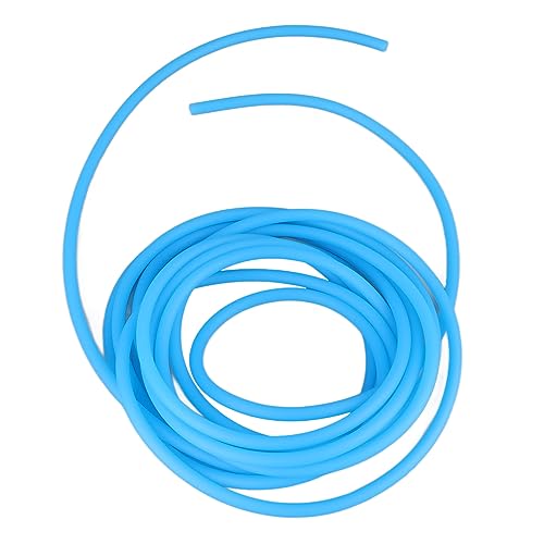 Flexibler Luftleitungsschlauch, 16,4 Fuß Flexibler Silikon-Luftschlauch für Aquatic Shop (Blau) von Shanrya