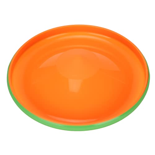 Flying Disc Hundespielzeug, Leichtes Hunde Flying Disc Spielzeug für den Außenbereich für Mittelgroße Hunde für den Rasen (ORANGE) von Shanrya