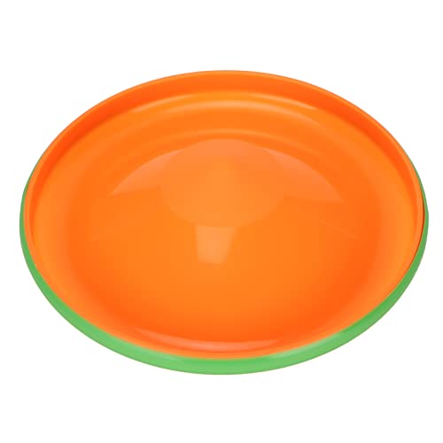 Flying Disc Hundespielzeug, Leichtes Hunde Flying Disc Spielzeug für den Außenbereich für Mittelgroße Hunde für den Rasen (ORANGE) von Shanrya