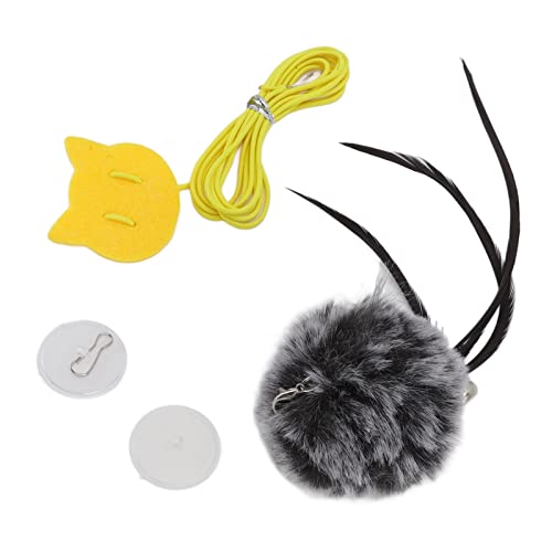 Hängendes Kätzchenspielzeug, Metallhaken, Selbstspielendes, Elastisches Seil, Zum Aufhängen von Katzenspielzeug an der Tür, Lindert Langeweile, um Interaktiv zu Spielen (Lustiges Katzenseil und Hängendes Kätzchenspielzeug, Metallhaken, Selbstspielendes, Elastisches Seil, Zum Aufhängen von Katzenspielzeug an der Tür, Lindert Langeweile, um Interaktiv zu Spielen (Lustiges Katzenseil und von Shanrya