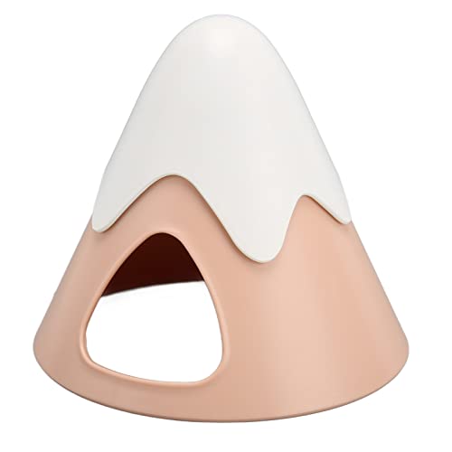 Hamsterbett, Großer Raum, Bissfest, Schneebergform, Hamsterhaus, Vielseitig Einsetzbar, Sicher für Hamster für Hamsterzwerge (Rosa) von Shanrya