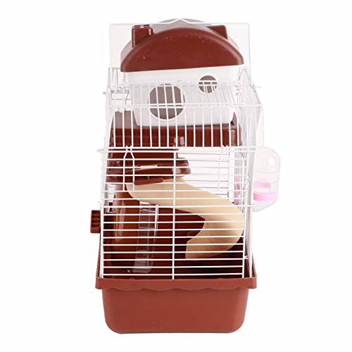 Hamsterkäfig, Hamster Lebensraum 2 Tier tragbarer großer Raum für Hamster für kleine Tiere (Kaffee) von Shanrya