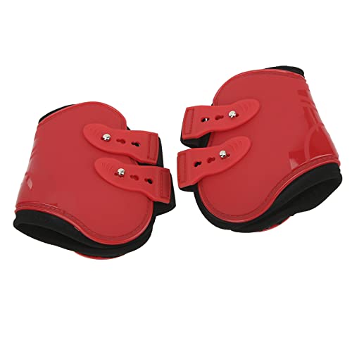 Horse Boot, Exquisite Protection Horse Sehnenstiefel Set Sicher für Pferde(Rote Hinterbeine, m) von Naroote