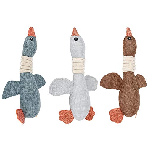 Hundekauspielzeug, Plüsch ungiftig weich 3PCS Plüsch Hundespielzeug, für Hund Haustier von Shanrya