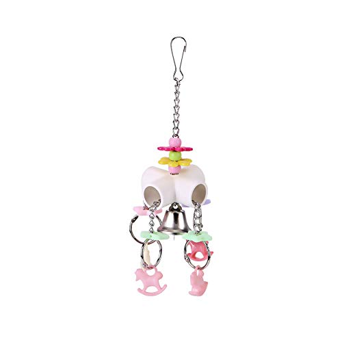 Ichiias Papageien Spielzeug Bunte Acryl Vogel kauen hängende Spielzeug für Wellensittich Nymphensittich Käfig Ichiias Papageien Spielzeug Bunte Acryl Vogel kauen hängende Spielzeug für Wellensittich Nymphensittich Käfig von Shanrya