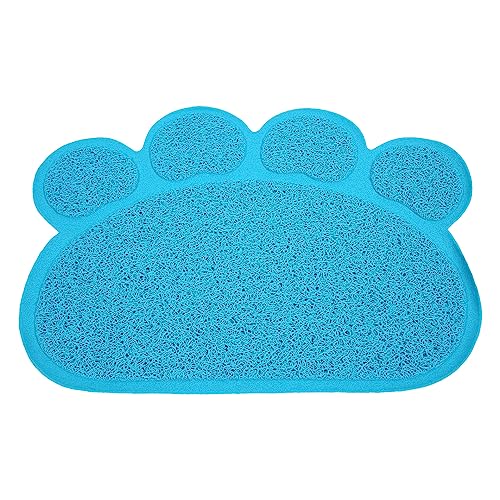 Katzenstreumatte, Katzenstreumatte Weich Wasserdicht für den Innenboden (Blau) von Shanrya