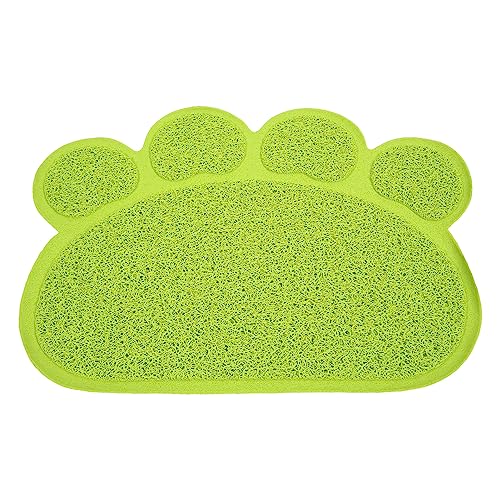 Katzenstreumatte, Katzenstreumatte Weich Wasserdicht für den Innenboden (Grün) von Shanrya