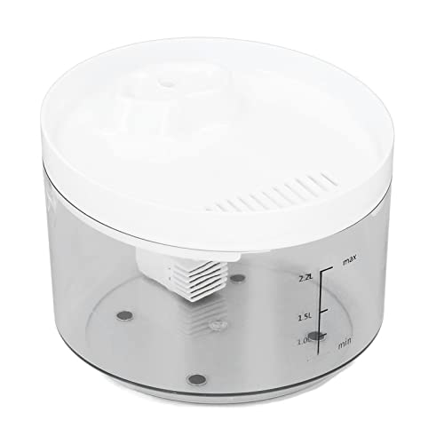 Katzenwasserbrunnen, Automatischer Multifunktionaler 2,2 L Transparenter Haustierwasserbrunnen für Mehrere Haustiere Katzenwasserbrunnen, Automatischer Multifunktionaler 2,2 L Transparenter Haustierwasserbrunnen für Mehrere Haustiere von Shanrya