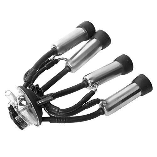 Melkgruppe, 240CC Kuhmelkgruppe Milchbecher-Set für Vakuumpumpen-Melkmaschine Melkgruppe, 240CC Kuhmelkgruppe Milchbecher-Set für Vakuumpumpen-Melkmaschine von Shanrya