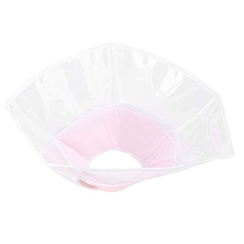 PVC Recovery Anti-Biss-Haustier Elizabeth Circle, Anti-Scratch Cute Cat Recovery-Halsband, für Head Cover Pet(Flesh pink, L) von Shanrya