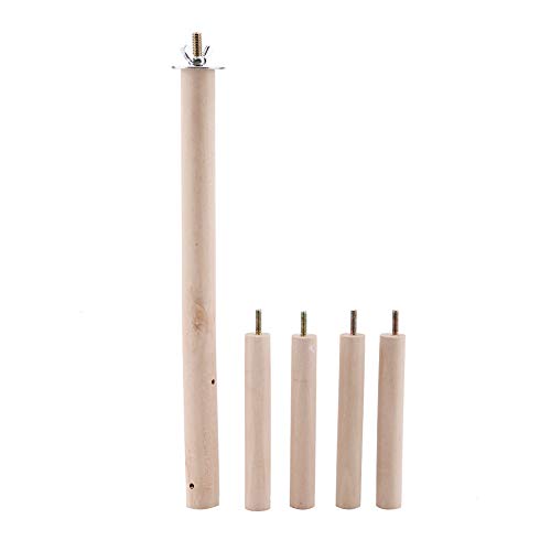 Papageien-Stangen-Vogel-Käfig-Stand Toy Wooden Activity Branches Climbing Stairs Papageien-Stangen-Vogel-Käfig-Stand Toy Wooden Activity Branches Climbing Stairs von Shanrya