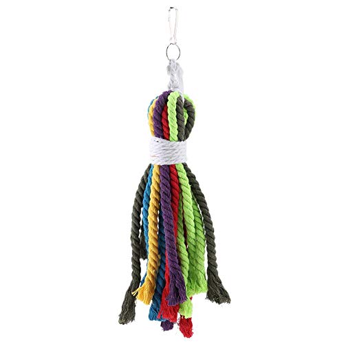 Pets Barsch Multi-Color Baumwollseil Spielzeug Papageien Käfig Kauspielzeug für kleine bis mittelgroße Vögel von Shanrya
