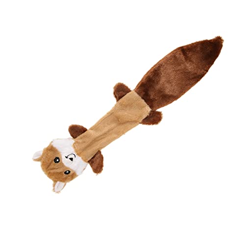 Quietschendes Waschbär-Spielzeug für Hunde, BiBi Sound Active Bedrucken und Färben Schönes Hunde-Plüsch-Kauspielzeug für Welpen (Braun) von Shanrya