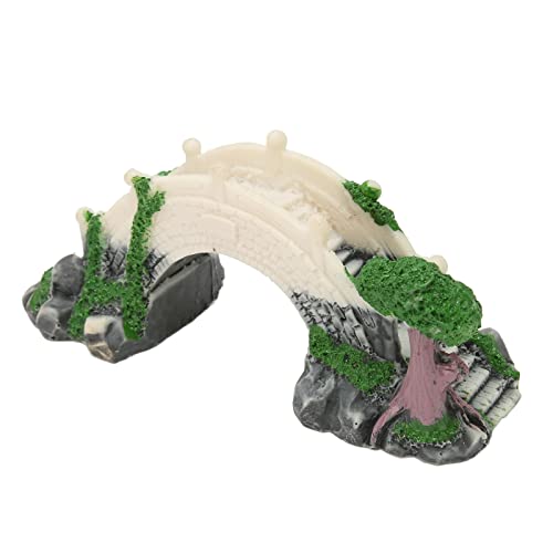 Shanrya Aquarium-Brücke, Landschaftsbau, Leicht zu Reinigendes Kunstharz, Lebendige, Handgefertigte, Elegante Aquarium-Bogenbrücke für Aquarien Shanrya Aquarium-Brücke, Landschaftsbau, Leicht zu Reinigendes Kunstharz, Lebendige, Handgefertigte, Elegante Aquarium-Bogenbrücke für Aquarien von Shanrya