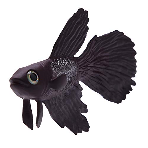 Shanrya Aquarium-Dekoration, Gefälschter Fisch, Realistisch für Aquarium für Aquarium, Nicht Leicht zu Verblassen, Leicht zu Reinigen (Nr. 2 Brauner Kampffisch) von Shanrya