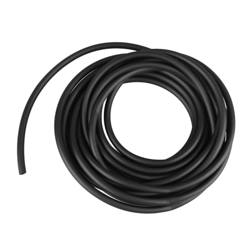Shanrya Aquarium-Luftpumpenschlauch, Professioneller Silikon-Aquarium-Luftschlauch mit Flexiblem Sauerstoffeffekt für Aquarium-Luftpumpenzubehör (Schwarz) von Shanrya