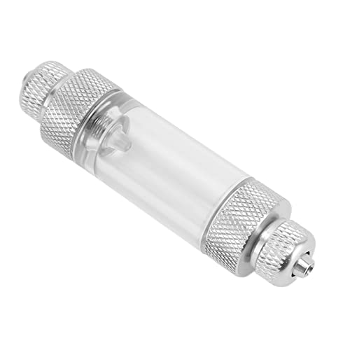 Shanrya Blasenzähler Einfache Installation Robuster und Zuverlässiger Anti-Reflux-Blasenzähler für Aquarien (Doppelkopf 82 x 20 mm/ 3,2 x 0,79 Zoll) von Shanrya