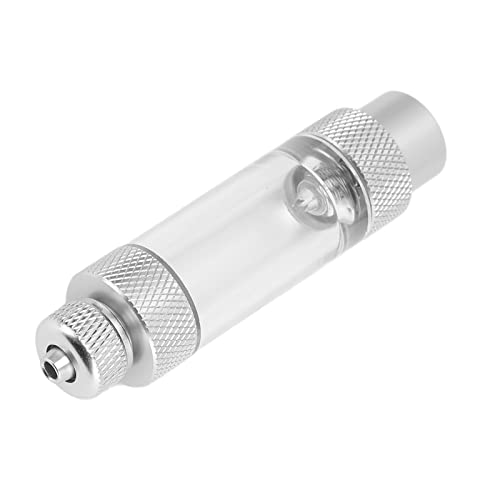 Shanrya Blasenzähler Einfache Installation Robuster und Zuverlässiger Anti-Reflux-Blasenzähler für Aquarien (Einzelkopf 80 x 20 mm/3,14 x 0,79 Zoll) von Shanrya