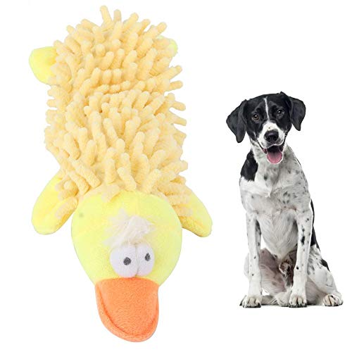 Shanrya Brown Dog Pet Cat Plüschtier, Pet Cat Toy, Safe für Dog Plüschtier Pet Toy Yellow Duck Shanrya Brown Dog Pet Cat Plüschtier, Pet Cat Toy, Safe für Dog Plüschtier Pet Toy Yellow Duck von Shanrya