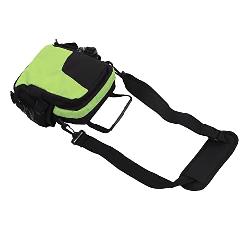 Shanrya Dog Treat Trainingstasche Oxford Cloth Hands Free Hundetrainingstasche Handgehalten Zum Laufen und Reisen (Grün und Schwarz) von Shanrya