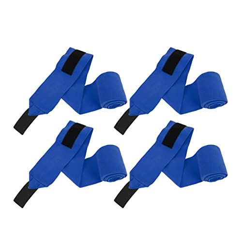 Fleece Pferdebeinwickel, schützende atmungsaktive Selbstklebende Pferdebeinwickel warm zum Reiten zum Trainieren für das Training(Blau) von Shanrya