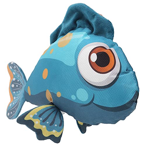 Shanrya Flopping Fish Toy, Fischspielzeug Weiches, bequemes und sicheres BB-Gebell für Indoor-Katzen Shanrya Flopping Fish Toy, Fischspielzeug Weiches, bequemes und sicheres BB-Gebell für Indoor-Katzen von Shanrya