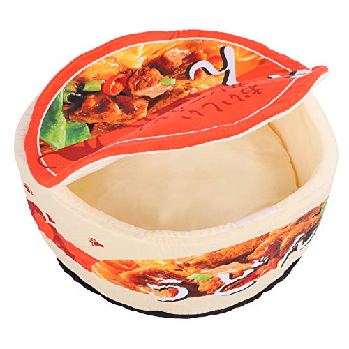 Shanrya Fun Sponge Antiskid Pet Bett, Haustier halten warmes Bett, schöne Haustierversorgung warmes Bett Hund für Haustier Bett small Shanrya Fun Sponge Antiskid Pet Bett, Haustier halten warmes Bett, schöne Haustierversorgung warmes Bett Hund für Haustier Bett small von Shanrya