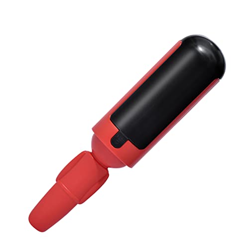 Shanrya Fusselrolle, Starke Klebrigkeit, Hundehaarentferner, Nylonbürste, Tuch, Kompakt, Bequemer Griff, Doppelseitig, Vielseitig für Bettwäsche (Rot) von Shanrya