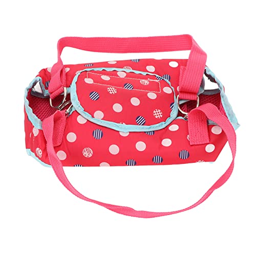 Shanrya Haustier-Hebeleinen Bequeme und Atmungsaktive Hundeleinen Mehrzweck-Reise-Polyester für Kleine Hunde (Rosenrot) von Shanrya