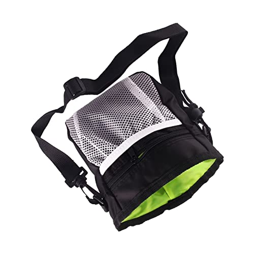Shanrya Haustier-Snack-Tasche, Große Kapazität, Haustier-Trainingstasche, Faltbar, Verschleißfest, für Spaziergänge Im Freien, für Haustiere für Katzen (Schwarz) von Shanrya
