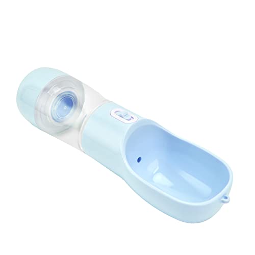 Shanrya Haustier-Wasserspender, 2 in 1 Haustier-Wasserflasche für den Außenbereich auf Reisen(Blau) von Shanrya
