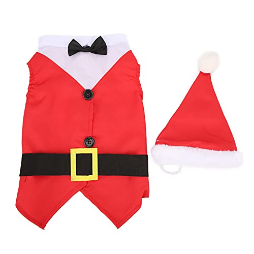 Shanrya Haustier-Weihnachtskleidung, interessantes, bequemes Hunde-Weihnachtskostüm für Partys zum Geburtstag für den täglichen Gebrauch(XL) von Shanrya