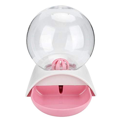Shanrya Hochleistungsfähiger Rutschfester automatischer Hundetrinker aus Kunststoff, haustierfeste Wasserzufuhr, für Katzen, Hunde, Haustiere, Spaziergänge im Freien,(Pink) von Shanrya