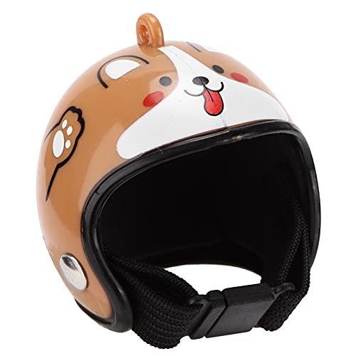 Shanrya Hühnerhelm, Kunststoff Küken Picking Schutz Hühnerkopfschutz Hut für Cosplay für Halloween Partys für Weihnachtsfeiern(Hündchen) von Shanrya