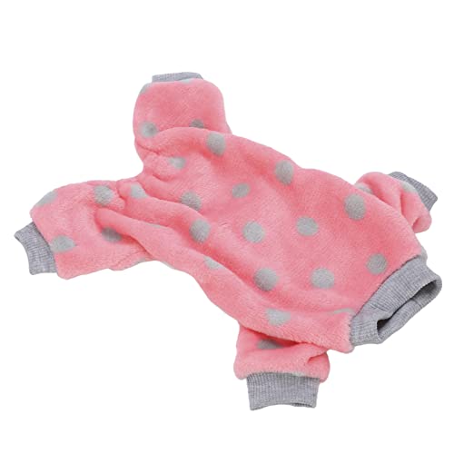 Shanrya Hunde-Strampler, Hunde-Pyjama, modischer 4-Beiniger für kleine, mittelgroße Hunde und Katzen(m) von Shanrya