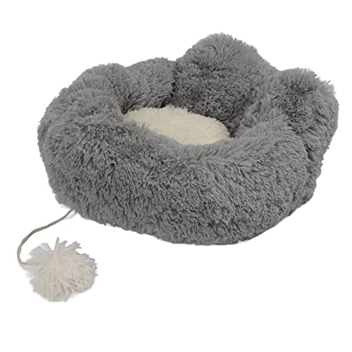 Shanrya Hundebett, Weiches, Bequemes 2-teiliges Katzenbett mit Rutschfester Unterseite für die Tierhandlung (L) von Shanrya