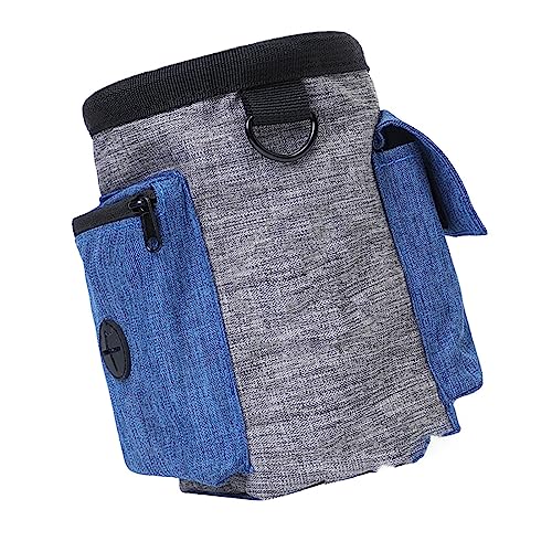 Shanrya Hundetrainings-Hüfttasche, Weite Öffnung, Leichte Polyester-Hundetasche mit Großem Fassungsvermögen für den Außenbereich (Grau) von Shanrya