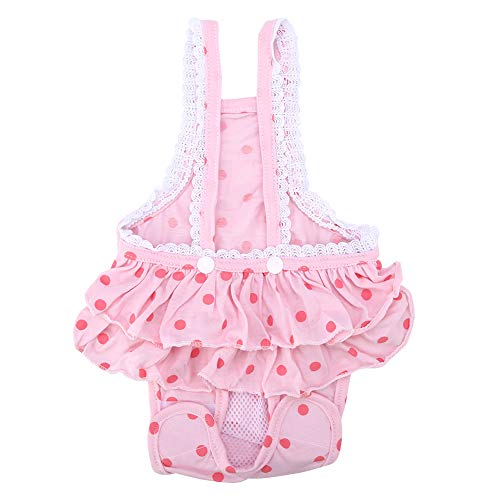 Shanrya Hundewindel-Hosenträger， Hundewindel-Hosenträger für Windeln weiblich， Hundewindel-Hosenträger für Hunde Haustiere(Rosa, S) von Shanrya