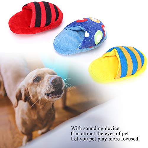 Shanrya Hundezahnreinigungsspielzeug, Pantoffelform Hundespielzeug, 3PCS Interaktives Trainingsspielzeug Kauen Beißend klingende Zähne für Hunde Katzen Shanrya Hundezahnreinigungsspielzeug, Pantoffelform Hundespielzeug, 3PCS Interaktives Trainingsspielzeug Kauen Beißend klingende Zähne für Hunde Katzen von Shanrya
