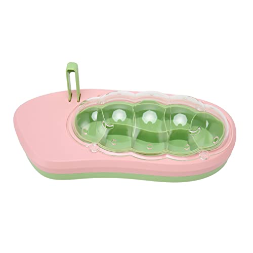Shanrya Insekten-Beobachtungsbox, Pädagogisches Mesh-Loch-Design, Belüftungslöcher, Baby-Seidenraupenform, Transparentes Fenster, Seidenraupen-Zuchtraum mit Pinzette für Frösche (Rosa) von Shanrya