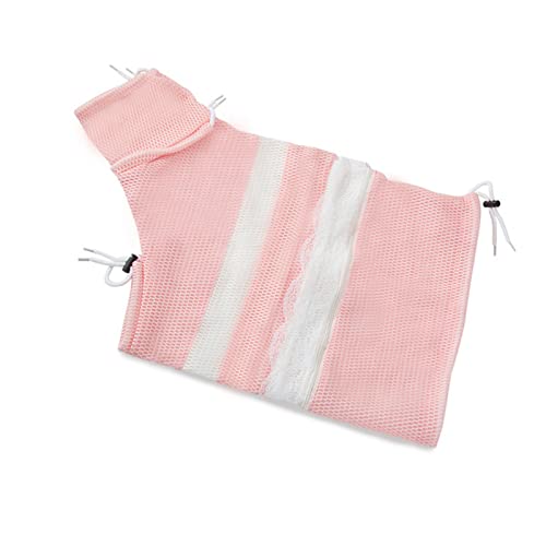 Shanrya Katzen-Duschtasche, Abnehmbarer 3-lagiger Stoff, Verhindert Kratzer, Katzen-Badetasche, Effektive Kontrolle, Multifunktional, Verschleißfest, für Katzenpflegezubehör (Rosa-weißes Shanrya Katzen-Duschtasche, Abnehmbarer 3-lagiger Stoff, Verhindert Kratzer, Katzen-Badetasche, Effektive Kontrolle, Multifunktional, Verschleißfest, für Katzenpflegezubehör (Rosa-weißes von Shanrya